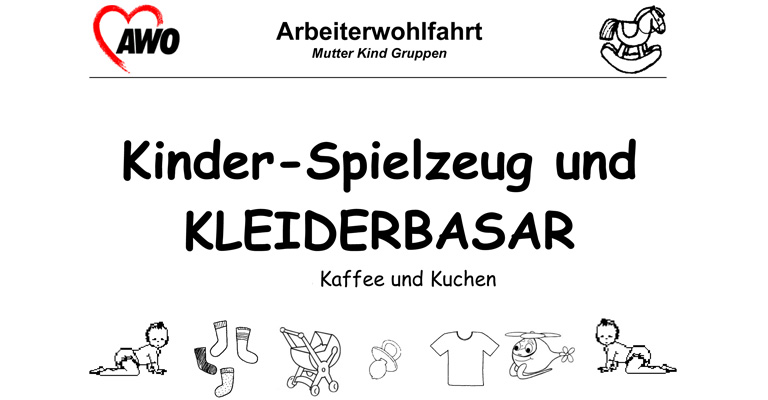 Einleitungsbild Kinder - Spielzeug und Kleiderbasar in Markgröningen am 25.01.2020